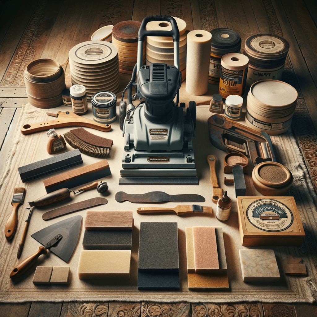 Herramientas para restauración de piso de maderas. Suelo con clavos o arañazos | Maderas Outlet