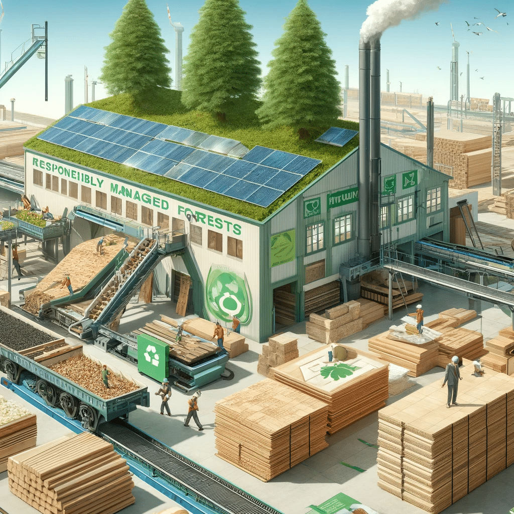 Producción ecológica de pisos de ingeniería | Maderas Outlet.