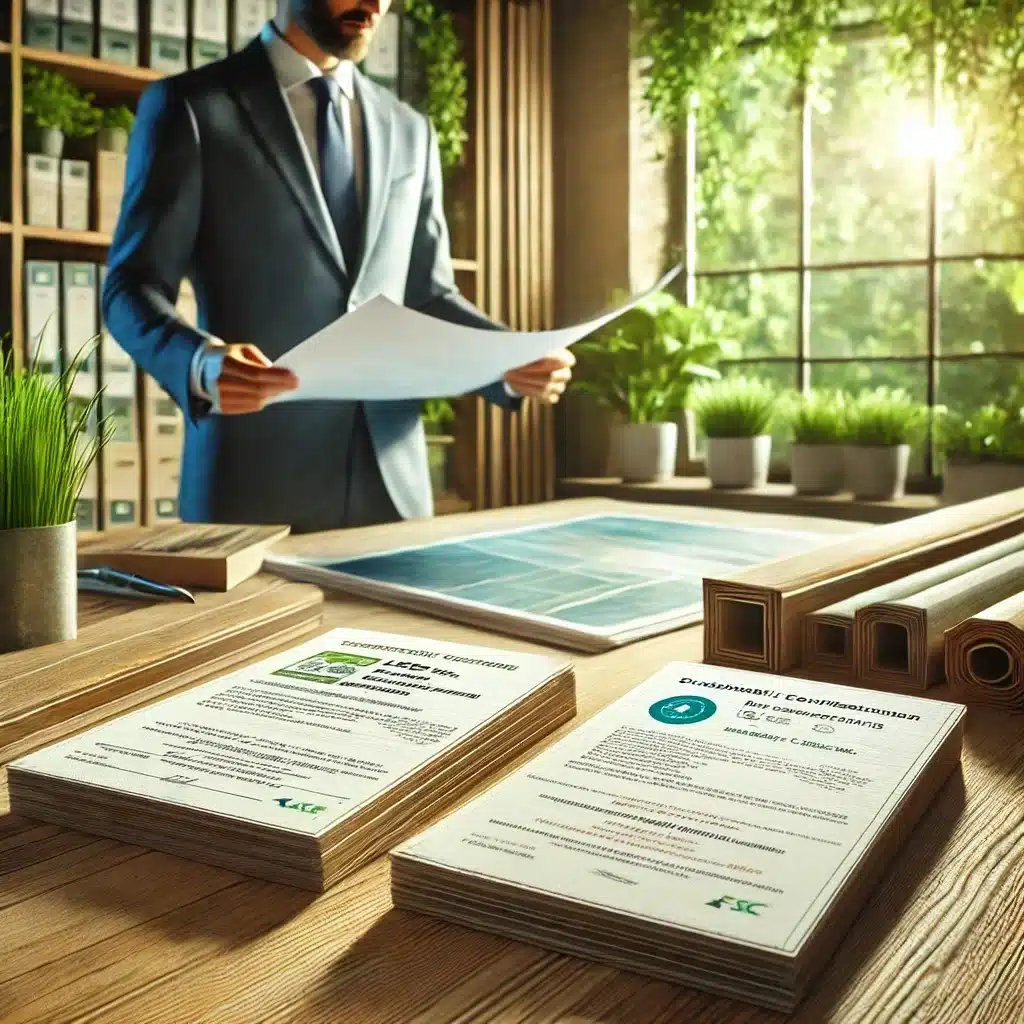 Revisión de muestras y certificaciones ecológicas. Normativa Breeam | Maderas Outlet