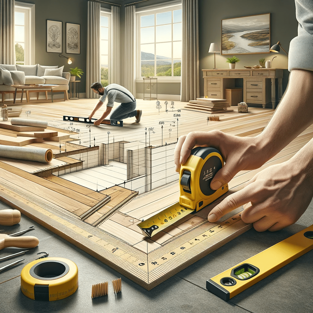 Preparativos para instalar piso de madera de ingeniería | Maderas Outlet.