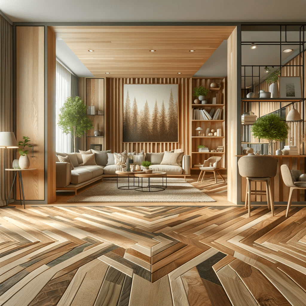 Transformación espacio con tendencia 2024. Casa con revestimientos de lujo. | Maderas Outlet