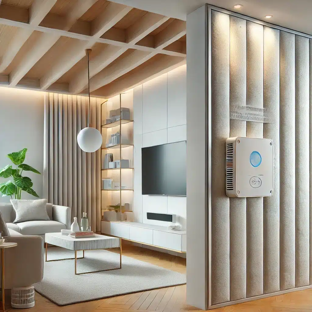 Sala moderna luminosa y minimalista sin dispositivos | Maderas Outlet