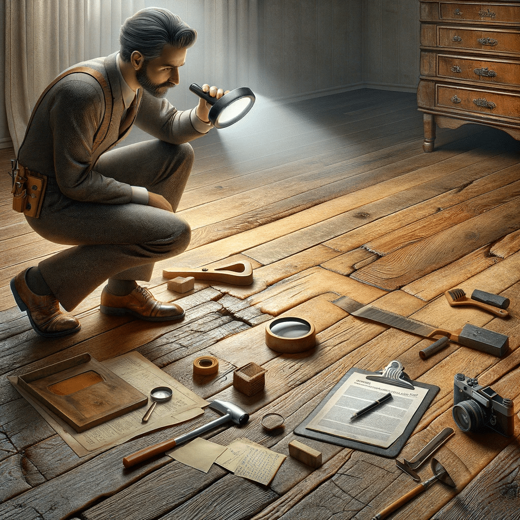 Evaluación inicial para restauración de piso de madera. Métodos con vinagre, limón y aceite de oliva | Maderas Outlet