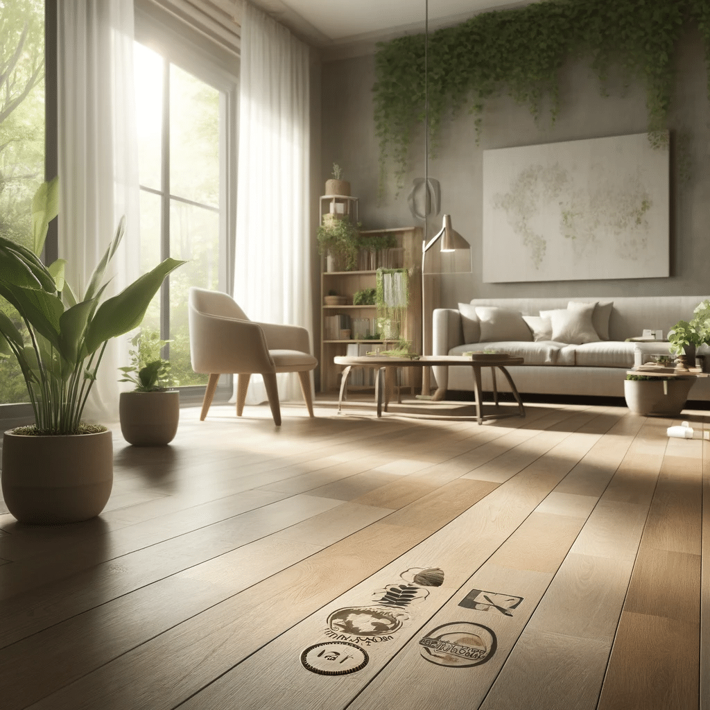 Hogar con piso de ingeniería sostenible. Piso de madera diseños pisos de madera productos de madera remodelación tendencia | Maderas Outlet.