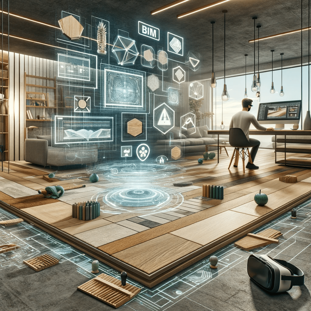 Innovación tecnológica en diseños de suelo de maderas. Vivienda con elementos de piedra, aspectos de piezas. | Maderas Outlet
