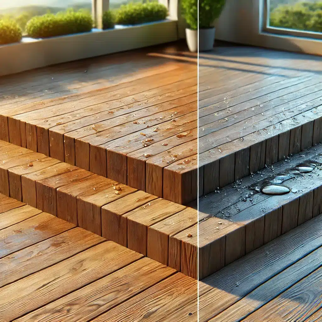 Deck de madera con texturas para climas húmedo y seco | Maderas Outlet
