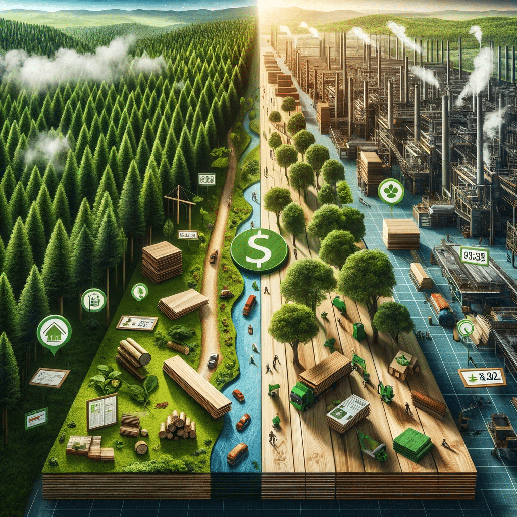 Desafíos de sostenibilidad en pisos de ingeniería. Cambio climático en el mundo con edificios sostenibles | Maderas Outlet.